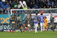 2. Bundesliga - SV Darmstadt 98 - FC Ingolstadt 04 - Tor Elfmeter Jubel Darío Lezcano (11, FCI), mit Konstantin Kerschbaumer (7, FCI) Marcel Gaus (19, FCI) Almog Cohen (8, FCI) Thorsten Röcher (29 FCI) Heller, Marcel (Darmstadt 20) Stark, Yannick (Darmsta