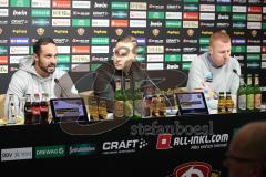 2. Bundesliga - SG Dynamo Dresden - FC Ingolstadt 04 - Pressekonferenz nach dem Spiel, Cheftrainer Alexander Nouri (FCI) und Cheftrainer Maik Walpurgis (Dresden)