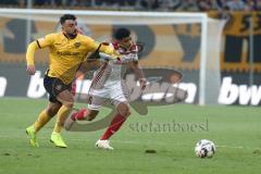2. Bundesliga - SG Dynamo Dresden - FC Ingolstadt 04 - Aias Aosman (10 Dresden) Paulo Otavio (6, FCI)
