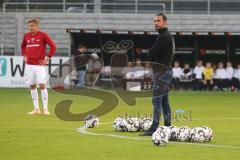 2. Bundesliga - SV Sandhausen - FC Ingolstadt 04 - Warmup Cheftrainer Alexander Nouri (FCI) rechts