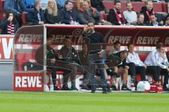 2. BL - Saison 2018/2019 - 1. FC Köln - FC Ingolstadt 04 - Alexander Nouri (Cheftrainer FCI) nicht zufrieden - Anweisungen - Foto: Meyer Jürgen