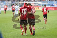 2. Bundesliga - MSV Duisburg - FC Ingolstadt 04 - Tor Jubel Sonny Kittel (10, FCI) Marcel Gaus (19, FCI)