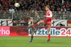 2. Bundesliga - 1. FC Union Berlin - FC Ingolstadt 04 - Jonatan Kotzke (25 FCI) Sebastian Andersson (Union 10)