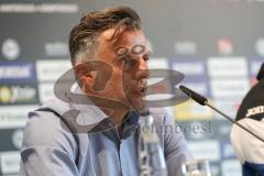 2. Bundesliga - Arminia Bielefeld - FC Ingolstadt 04 - Pressekonferenz nach dem Spiel, Cheftrainer Tomas Oral (FCI), Sieg 1:3 Ingolstadt