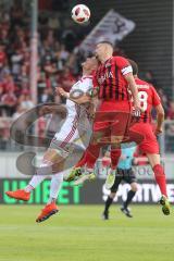 2. Bundesliga - Fußball - Stefan Kutschke (20, FCI)  - Sascha Mockenhaupt (4 SVW)  - SV Wehen Wiesbaden - FC Ingolstadt 04 -