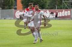 2. Bundesliga - Fußball - Der 0:1 Führungstreffer durch Darío Lezcano (11, FCI)  - jubel - SV Wehen Wiesbaden - FC Ingolstadt 04 -