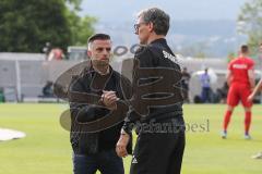 2. Bundesliga - Fußball - SV Wehen Wiesbaden - FC Ingolstadt 04 - Cheftrainer Tomas Oral (FCI) vor dem Spiel mit Co-Trainer Michael Henke (FCI)