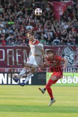 2. Bundesliga - Fußball - SV Wehen Wiesbaden - FC Ingolstadt 04 - Kopfball Jonatan Kotzke (25 FCI)