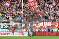 2. Bundesliga - FC Ingolstadt 04 - 1. FC Köln - Tor für Köln 0:2, hängenede Köpfe bei Torwart Philipp Tschauner (41, FCI) und Jonatan Kotzke (25 FCI)