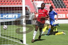 2. Bundesliga - Fußball - FC Ingolstadt 04 - Saisoneröffnung - Testspiel gegen Bayerische Regionalauswahl BFV, Tor Jubel Osayamen Osawe (14, FCI)