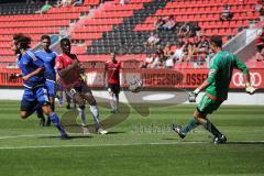 2. Bundesliga - Fußball - FC Ingolstadt 04 - Saisoneröffnung - Testspiel gegen Bayerische Regionalauswahl BFV, mitte Agyemang Diawusie (27, FCI) kommt zu spät