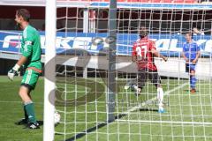 2. Bundesliga - Fußball - FC Ingolstadt 04 - Saisoneröffnung - Testspiel gegen Bayerische Regionalauswahl BFV, Tor 1:0 Jubel rechts Patrick Sussek (37, FCI)