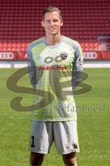 2. Bundesliga - 2. BL Fußball - Porträttermin 2018/2019, Torwart Philipp Heerwagen (1, FCI); FC Ingolstadt 04