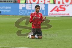 2. BL - Saison 2018/2019 - FC Ingolstadt 04 - Darmstadt 98 - Paulo Otavio (#6 FCI) betet nach dem Spiel - Foto: Meyer Jürgen