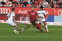 2. Bundesliga - FC Ingolstadt 04 - SC Paderborn 07 - Philipp Klement (Paderborn 21) Robert Leipertz (13, FCI) Dräger, Mohamed (Paderborn 25)