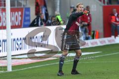 2. BL - Saison 2018/2019 - FC Ingolstadt 04 - SC Paderborn 07 - Marco Knaller Torwart (#16 FCI) gibt Anweisungen  - Foto: Meyer Jürgen