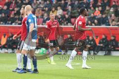 Regionalliga Bayern - Saison 2018/2019 - FC Ingolstadt 04 II - Hamburger SV - Sonny Kittel (#10 FCI) - Osayamen Osawe (#14 FCI) - Foto: Meyer Jürgen