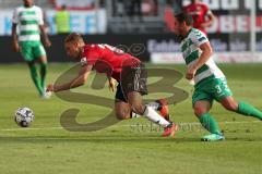 2. BL - Saison 2018/2019 - FC Ingolstadt 04 - Thorsten Röcher (#29 FCI) - Wittek Maximilian #3 Fürth - Foto: Meyer Jürgen