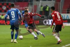 2. Bundesliga - Fußball - FC Ingolstadt 04 - 1. FC Magdeburg - Christian Träsch (28, FCI) Marcel Costly (9 Magdeburg) Paulo Otavio (6, FCI)