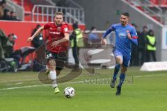 2. Bundesliga - FC Ingolstadt 04 - 1. FC Heidenheim - Robert Leipertz (13, FCI) Norman Theuerkauf (HDH 30)