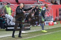 2. Bundesliga - FC Ingolstadt 04 - SSV Jahn Regensburg - Anweisungen Cheftrainer Jens Keller (FCI)