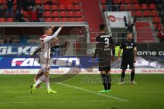 2. Bundesliga - FC Ingolstadt 04 - MSV Duisburg - Tor Ausgleich 1:1, Marvin Matip (34, FCI) Jubel von Sonny Kittel (10, FCI)