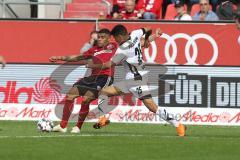 2. Bundesliga - FC Ingolstadt 04 - SC Paderborn 07 - Paulo Otavio (6, FCI) Dräger, Mohamed (Paderborn 25)