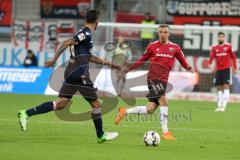 2. Bundesliga - FC Ingolstadt 04 - 1. FC Union Berlin - rechts Sonny Kittel (10, FCI), links Christopher Trimmel (Union 28)