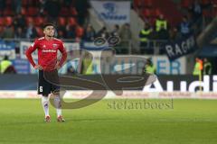 2. Bundesliga - Fußball - FC Ingolstadt 04 - 1. FC Magdeburg - Paulo Otavio (6, FCI) Niederlage enttäuscht