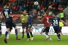 2. Bundesliga - FC Ingolstadt 04 - 1. FC Union Berlin - Kampf um den Ball Florian Hübner (19 Union) Grischa Prömel (Union 21) Thorsten Röcher (29 FCI) Steven Skrzybski (Union 24)