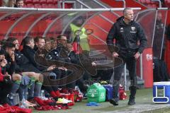 2. Bundesliga - FC Ingolstadt 04 - SSV Jahn Regensburg - (FCI) Cheftrainer Jens Keller (FCI) kurz vor Abpfiff