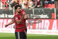 2. Bundesliga - FC Ingolstadt 04 - DSC Arminia Bielefeld - Tor Jubel 1:0 für FCI durch Almog Cohen (8, FCI) mit Benedikt Gimber (5, FCI)