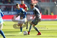 2. Bundesliga - FC Ingolstadt 04 - VfL Bochum - Konstantin Kerschbaumer (7, FCI) Dominik Baumgartner (VfL 22)