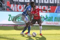 Regionalliga Bayern - Saison 2018/2019 - FC Ingolstadt 04 II - Hamburger SV - Frederic Ananou (#2 FCI) - Foto: Meyer Jürgen
