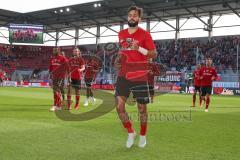 2. BL - Saison 2018/2019 - FC Ingolstadt 04 - SC Paderborn 07 - Lucas Galvao (#3 FCI) nach dem warm machen - Foto: Meyer Jürgen