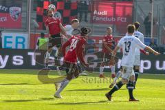 2. BL - Saison 2018/2019 - FC Ingolstadt 04 - DSC Arminia Bielefeld - Robin Krausse (#23 FCI) beim Kopfball - Foto: Meyer Jürgen