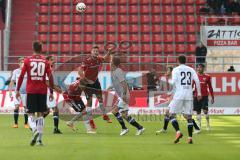 2. Bundesliga - FC Ingolstadt 04 - DSC Arminia Bielefeld - mitte Benedikt Gimber (5, FCI) Konstantin Kerschbaumer (7, FCI) Fabian Klos (9 Bielefeld) Jonathan ClaussStefan Kutschke (20, FCI)