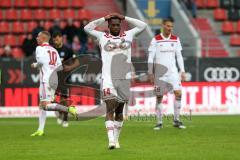 2. Bundesliga - FC Ingolstadt 04 - MSV Duisburg - Chnace verpasst Osayamen Osawe (14, FCI)