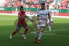 2. Bundesliga - FC Ingolstadt 04 - SC Paderborn 07 - Darío Lezcano (11, FCI) Strohdiek, Christian (Paderborn 5)