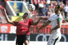 2. Bundesliga - Fußball - FC Ingolstadt 04 - SV Sandhausen - Darío Lezcano (11, FCI) gegen Dennis Diekmeier (18 SV)