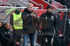 2. Bundesliga - FC Ingolstadt 04 - 1. FC Heidenheim - Cheftrainer Jens Keller (FCI) an der Seitenlinie gibt Anweisungen