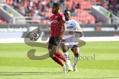 2. Bundesliga - FC Ingolstadt 04 - SC Paderborn 07 - Paulo Otavio (6, FCI) Bernard Tekpetey (Paderborn 37)