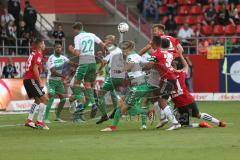 2. BL - Saison 2018/2019 - FC Ingolstadt 04 - Benedikt Gimber (#5 FCI) beim Kopfball - Foto: Meyer Jürgen