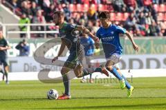 2. Bundesliga - FC Ingolstadt 04 - VfL Bochum - Benedikt Gimber (5, FCI) #Chung Yong (VfL 11)