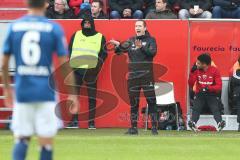 Regionalliga Bayern - Saison 2018/2019 - FC Ingolstadt 04 II - Hamburger SV - Roberto Pätzold Interimstrainer gibt Anweisungen -  Foto: Meyer Jürgen