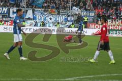 Regionalliga Bayern - Saison 2018/2019 - FC Ingolstadt 04 II - Hamburger SV - Marcel Gaus (#19 FCI) nach dem Spiel enttäuscht am Boden - Foto: Meyer Jürgen