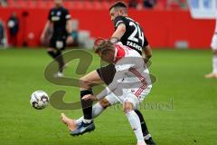 2. BL - Saison 2018/2019 - FC Ingolstadt 04 - MSV Duisburg - Konstantin Kerschbaumer (#7 FCI) - Boris Tashchy (#24 Duisburg) - Foto: Meyer Jürgen