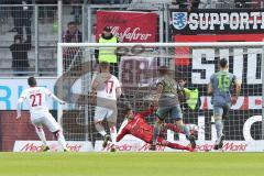 2. Bundesliga - FC Ingolstadt 04 - 1. FC Köln - Elfmeter Tor Anthony Modeste (27 Köln) Torwart Philipp Tschauner (41, FCI)