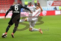 2. Bundesliga - FC Ingolstadt 04 - MSV Duisburg - Gerrit Nauber (6 Duisburg) Thorsten Röcher (29 FCI)