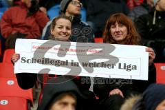 2. BL - Saison 2018/2019 - FC Ingolstadt 04 - MSV Duisburg - Fans - choreo - banner - spruchband - Foto: Meyer Jürgen